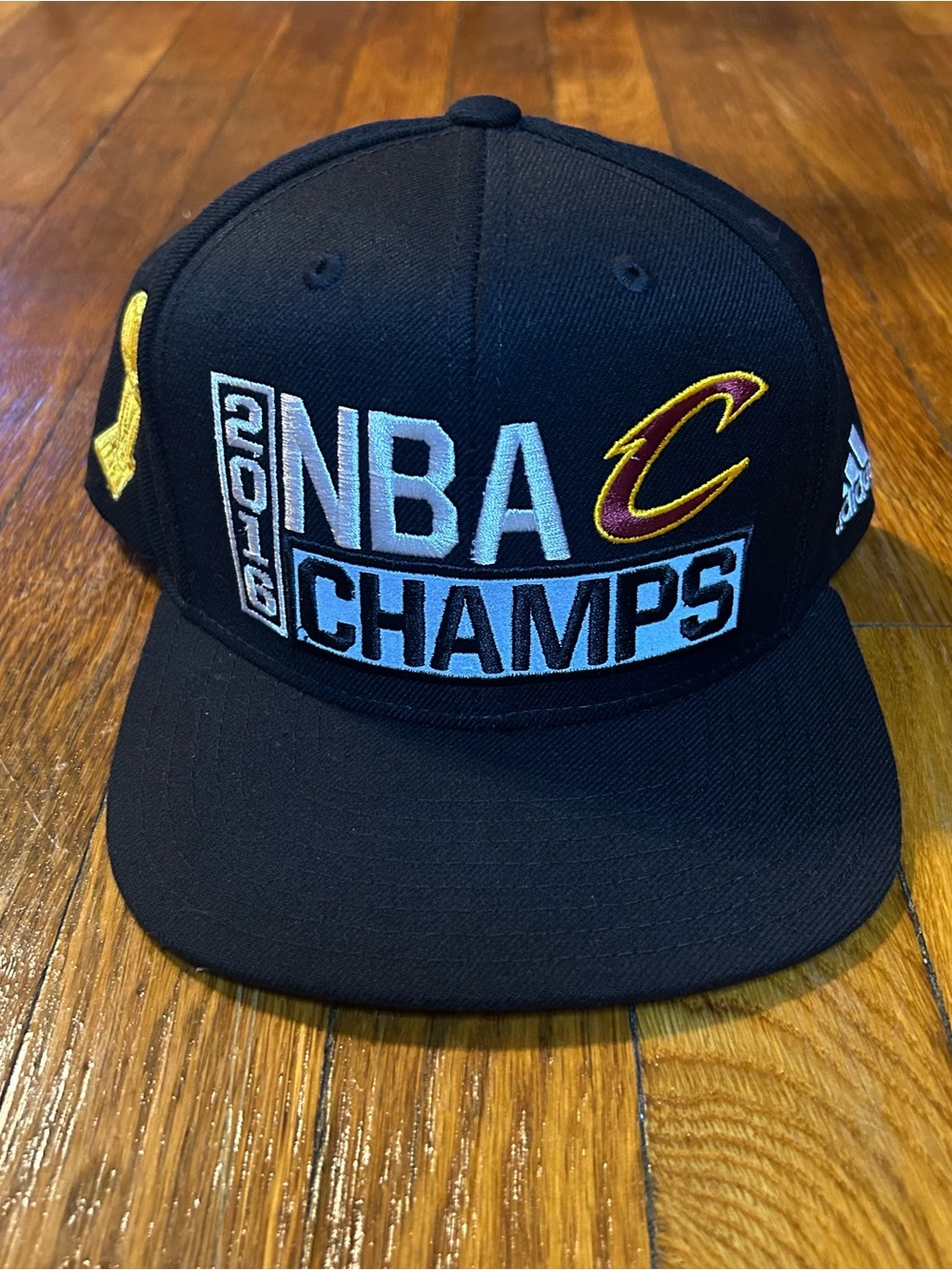 adidas Black NBA Champs Cleveland Cavaliers Snapback Hat